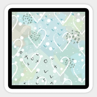 Heart Pattern Sticker